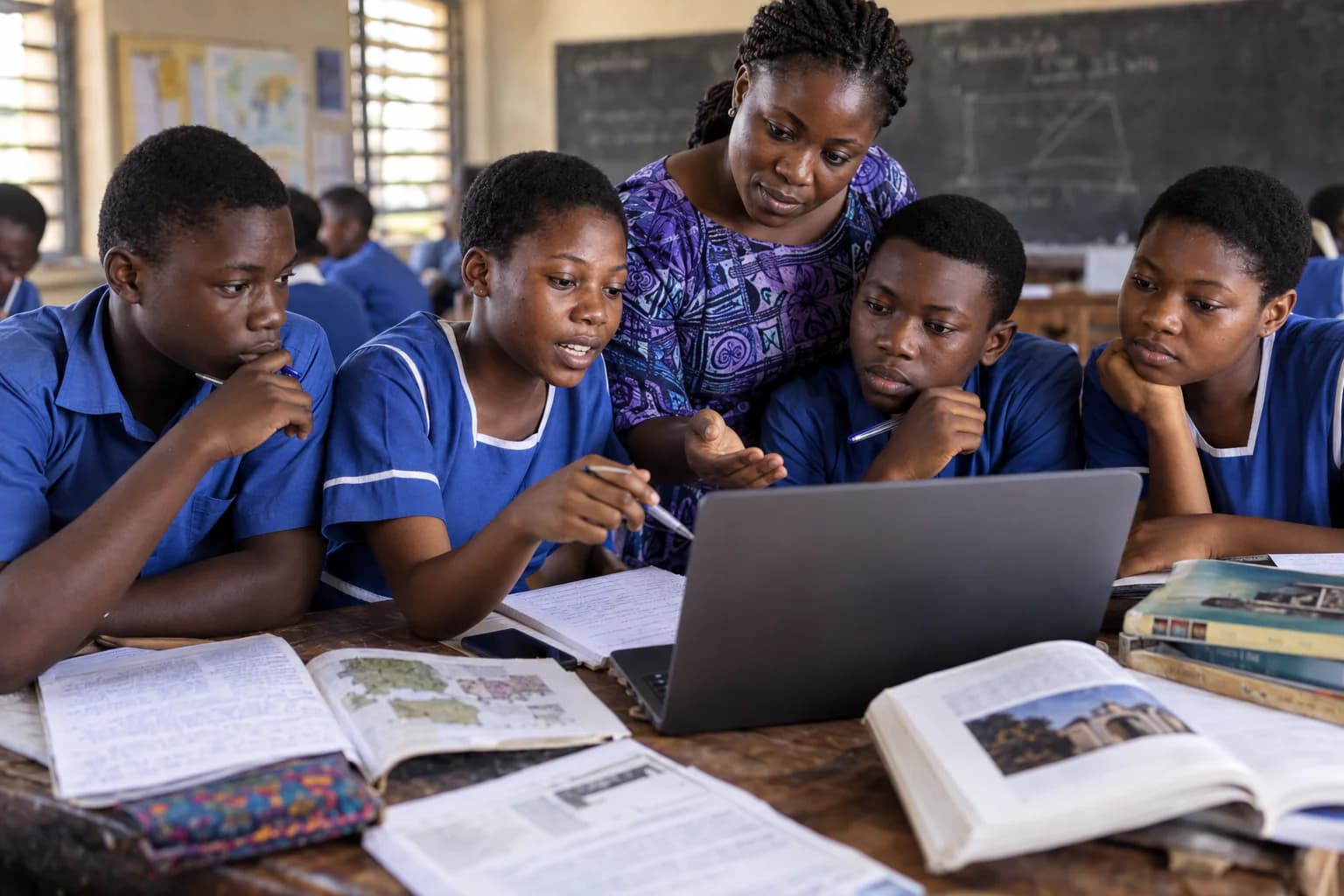 Young Ghanaian learners developing artificial intelligence judgement, data and computing skills