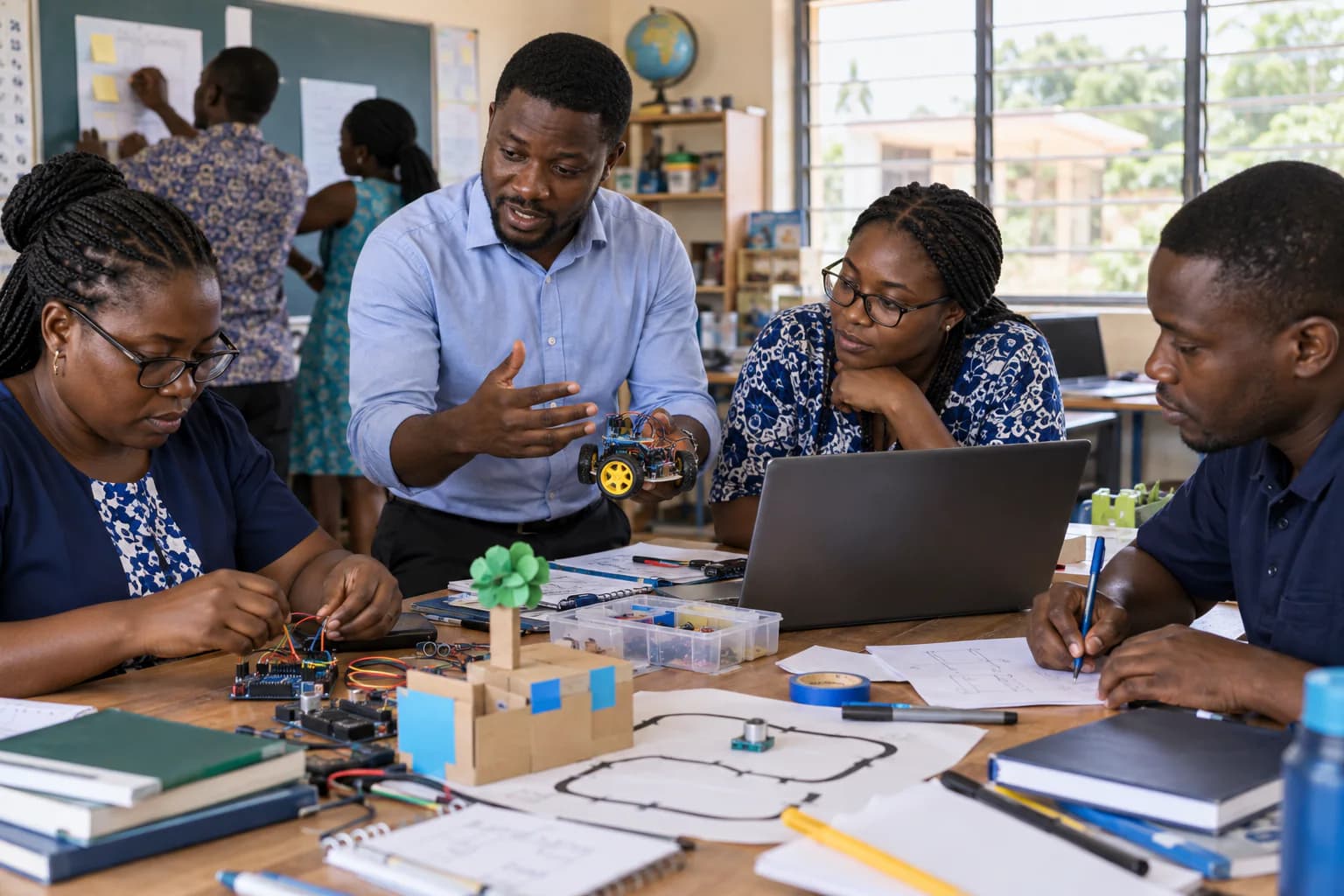 Ghanaian education technology organisations supporting learners, teachers and schools